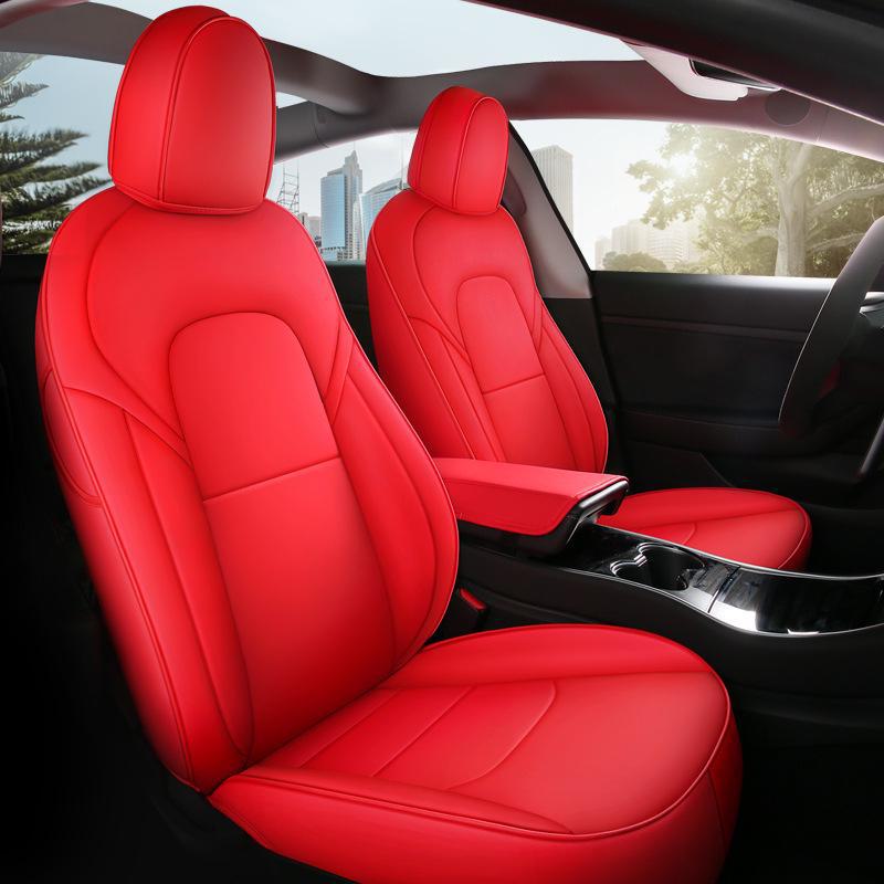 Tesla Model 3 Special Full Surround Five-Seat Leather Seat Cover