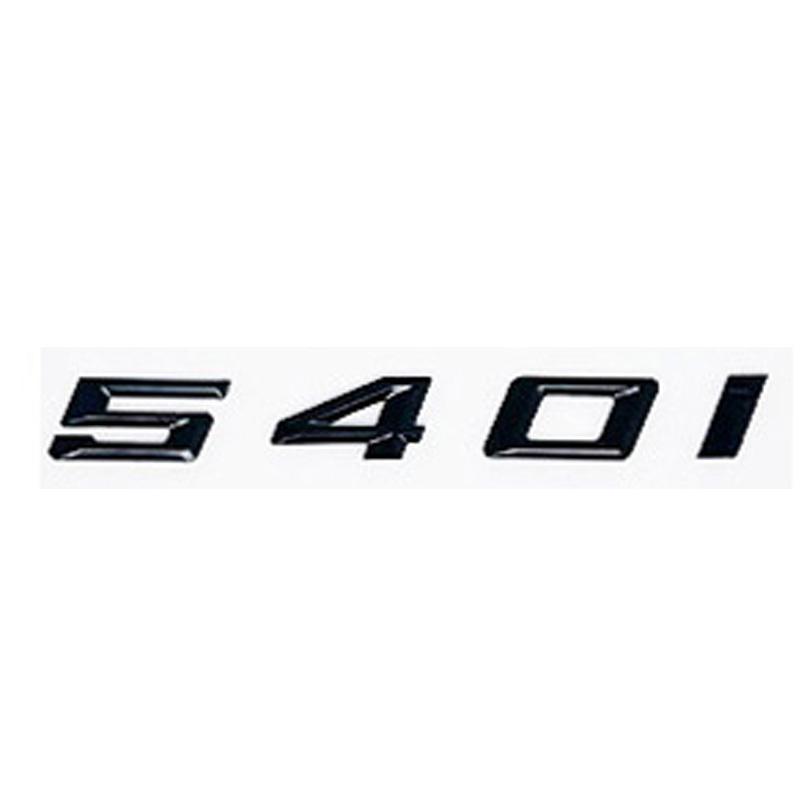 Old Style Glossy Black Letter Emblem for BMW 5 Series E60 E61 F10 F11 G30 - 520i 523i 525i 528i 530i 535i 540i Trunk Logo Sticke HGB46