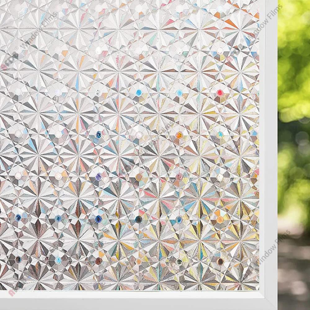 AFDB матовая пленка для защиты окон, статическая наклейка на окно, неклеящаяся пленка для витражного стекла, декоративный стеклянный винил для дома