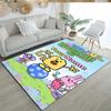 Wow! Wow! Wubbzy Personalized Text Area Rug Suitable for Kitchen Balcony Living Rooms Bedrooms Anti-slip Rug Anime Office Decor Best for Christmas