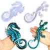 Seahorse Gecko Pattern 3D Silicone Mold Gypsum Candle Soap Candy Mould Cake Accessories