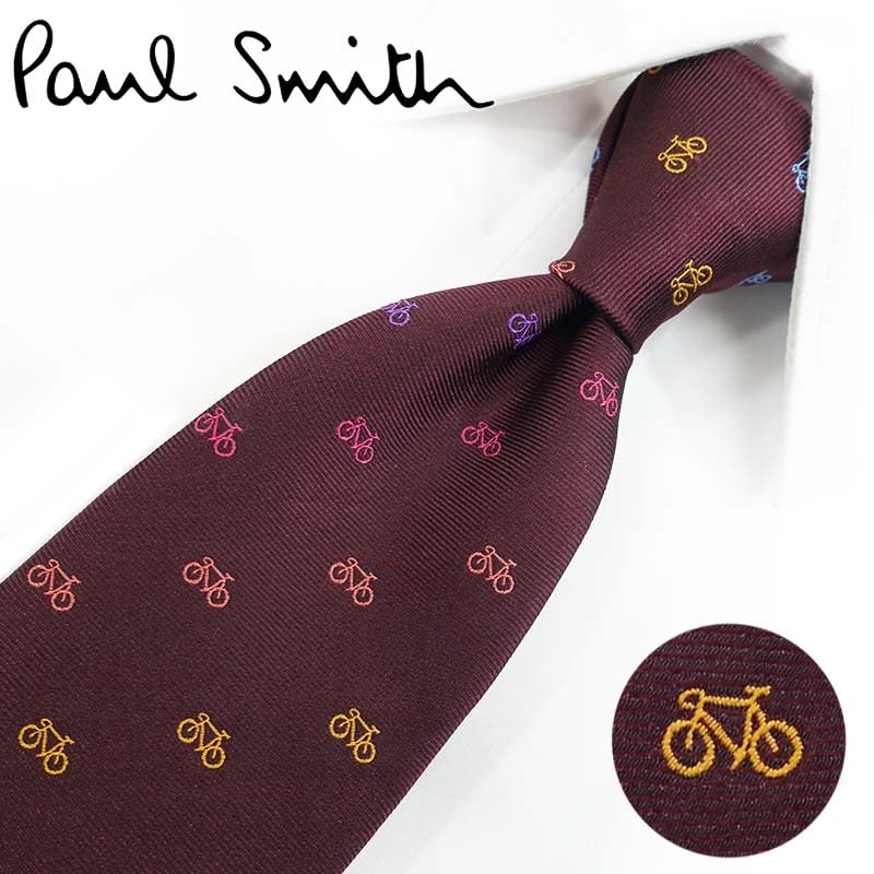 Галстук в подарок Галстук Paul Smith в чехле Paul Smith Сумка для покупок PS151 Подарок [Набор бренда] Лента, & (REDROSE Оригинал) Бордовый/Разноцветный (Подарок,