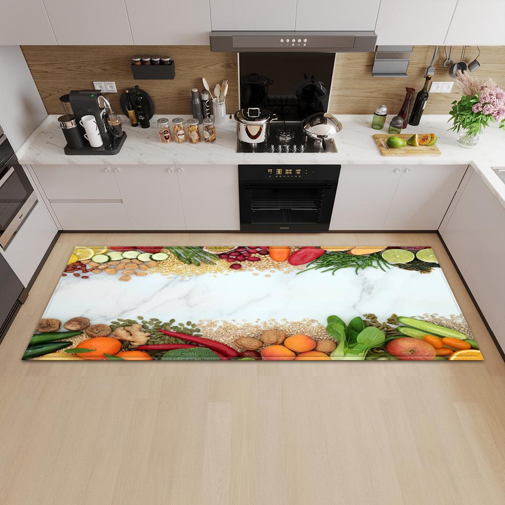 Придверный коврик, ковер для кухни, спальни, нескользящий пол, балкон, коридор, длинный ковер, прикроватный коврик для гостиной