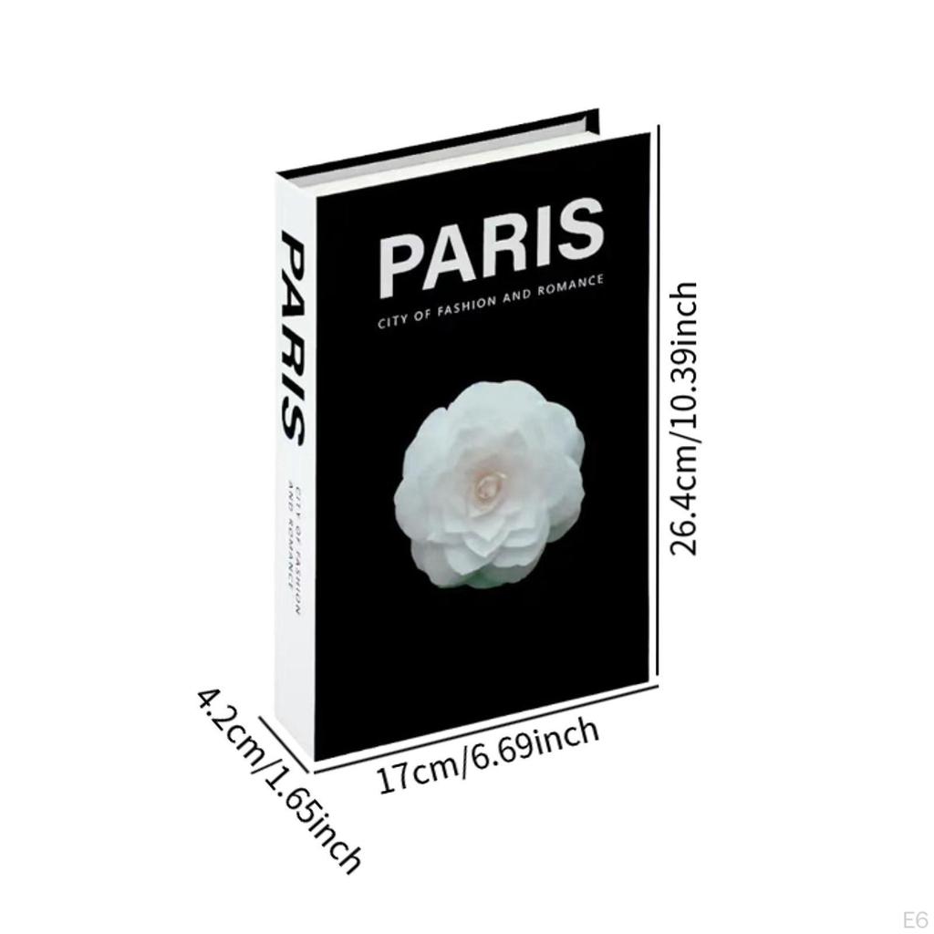 Decorative Faux Book for Home Styling Gift Modern Hardcover Accent Living Room And Entryway