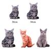3D милый имитация кошки защита шеи для сна подушка в форме спящей кошки домашний текстиль декоративная подушка