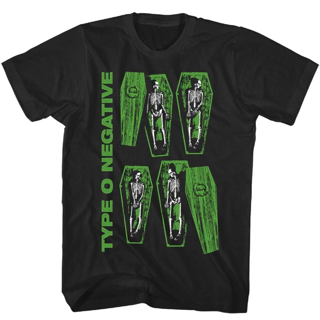 Футболка Type O Negative Coffin Мужская Рок-н-ролл Музыка Классическая Футболка Группы Черная