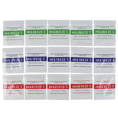5/15 шт. Калибровочный раствор для измерения pH-буфера Ph4,00/6,86/9,18 для теста Ph