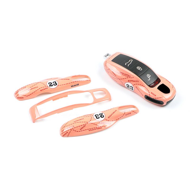 Подходит для Porsche Pink Pig Корпус ключа Новый Cayenne, Panamera, MACAN, 718 Корпус ключа автомобиля и брелок