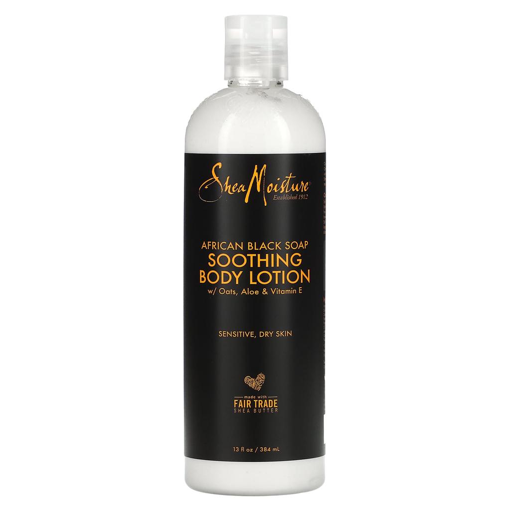 SheaMoisture African Black Soap, Soothing Body Lotion, 369g (13oz)