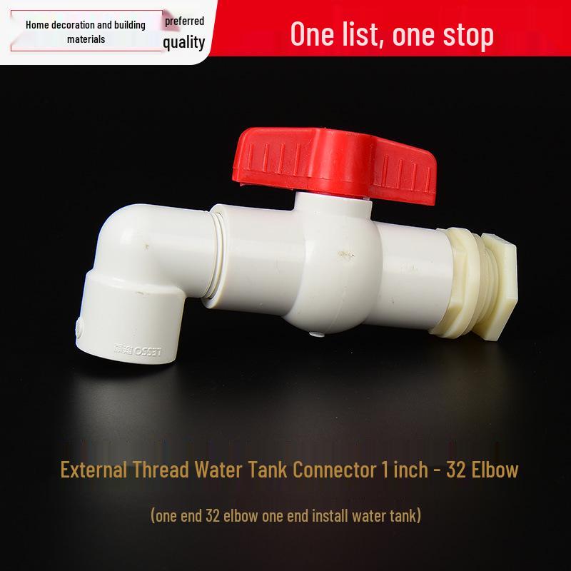 Пластиковый бак для хранения воды, кран и аксессуары для клапана