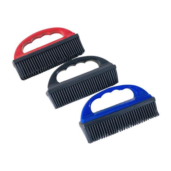 Щетка для удаления шерсти домашних животных, кошачья, собачья, для груминга, силиконовая щетка для чистки ворса и мусора для домашней мебели, одежды