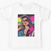 80's Style Woman Kids T-Shirt
