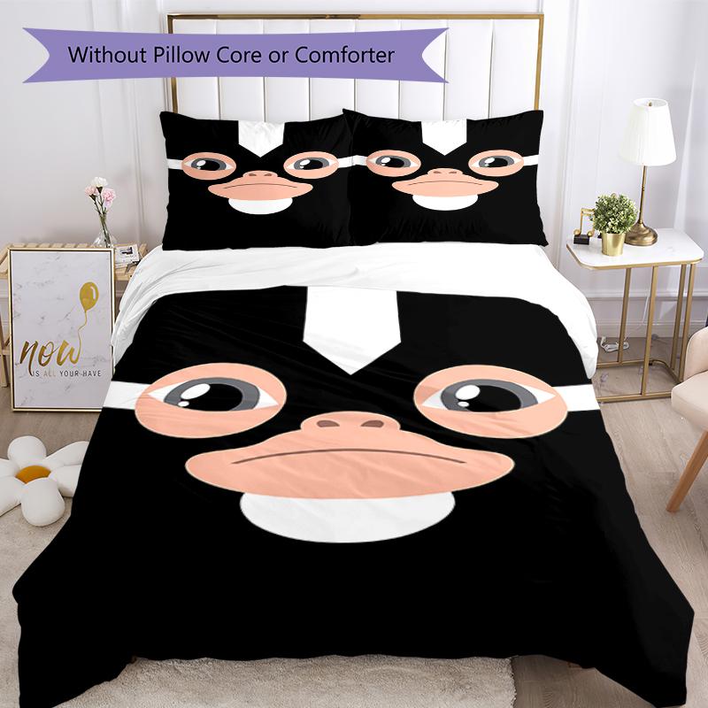 3pcs Gremlins Bedding Set Duvet Cover Closure Includes 1 Duvet Cover & 2 Pillowcases, Soft and Comfortable for All Seasons.