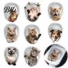 Self Adhesive Restroom Stickers 3D Cartoon Cat Toilet Stickers, Waterproof Cute Animal Lid Creative Seat Art Sticker, Fun Self-Adhesive Bathroom Wall