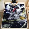 Mobile Suit Gundam Mecha Squad Blanket, Soft Throw for Bedroom, Perfect Gift for Anime Enthusiasts.chl