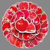 50 Pomegranate Doodle Personality Cartoon Fruit Water Glass Stickers Suitcase Stickers Waterproof