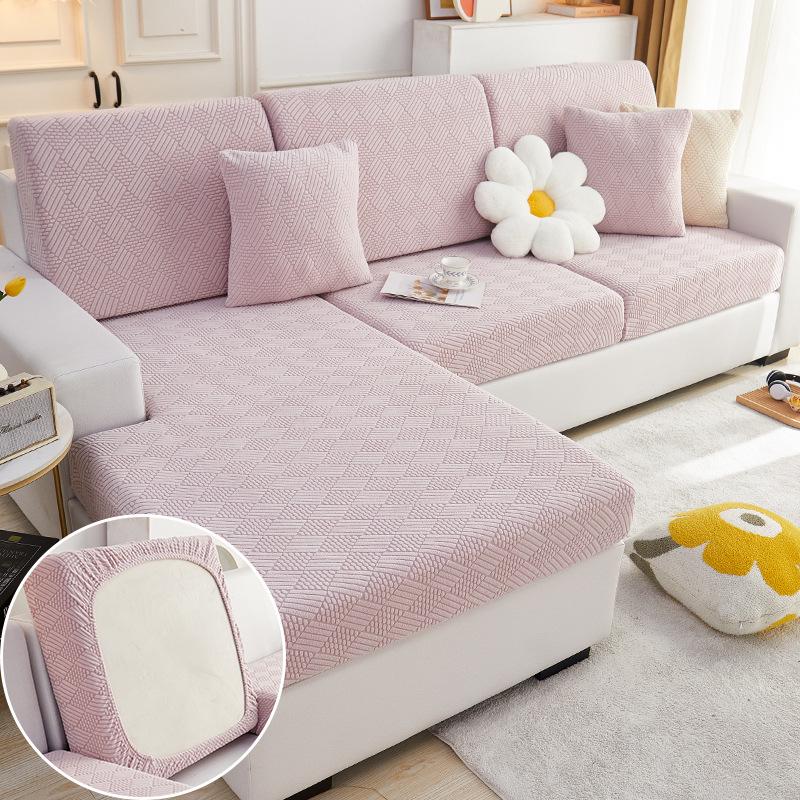 Нескользящий эластичный чехол на подушку дивана Coral Sea - Универсальный размер для четырех сезонов