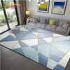 Geometric Carpet for Living Room Velvet Rug Kids Bedroom Bedside Rugs Soft Square Fluffy Carpets Home Sofa Table Decor Mat