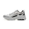 Li Ning Meteor Versatile Retro Dad Shoes Thick Sole Height Increasing Shock Absorption Non-Slip Wear-Resistant Support Low-Top Casual Shoes AGCV358-1