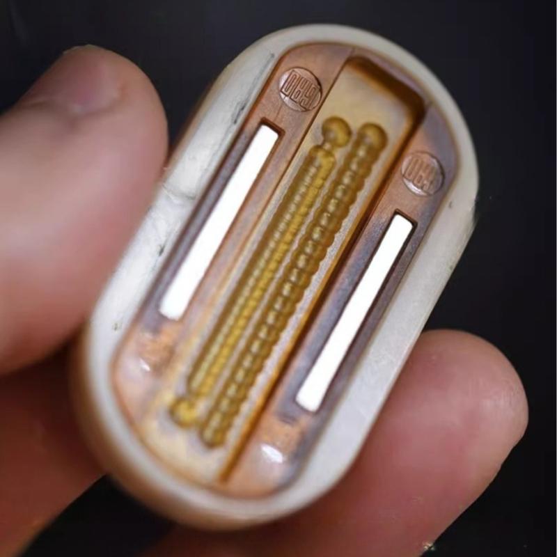 Edc Fidget Mechanical Slider Multiple Track Magnetic Push Card Plate Haptic Coin Stress Relief Sensory Toy Anti Anxiety Adults