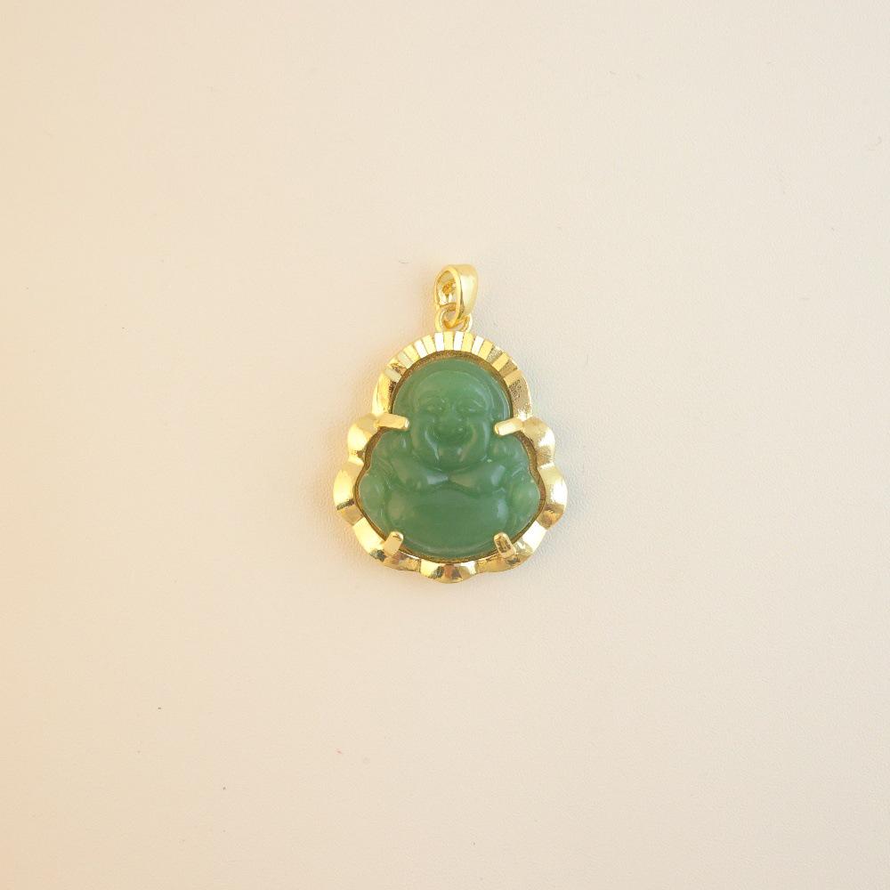 Elegant Copper Fox Gourd & Four-Leaf Clover Necklace with Zircon & Butterfly Accents for Women.