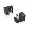 Набор из 2 шт. USB C Male на Female Г-образный адаптер 10 Гбит/с Высокоскоростная передача данных Преобразователь зарядки для ноутбука телефона 3