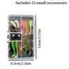 Fish Bait Set Swimming Layer Flash Seal Fake Bait Light Ocean Kill Minobo Crawling Pencil Full Swimming Layer Kill Mouth Type Hook Fish Bait