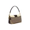 Coach Grace 22 Classic Monogram Canvas And Leather Shoulder Bag Women Shoulder Bag Khaki-Brown White CC033-IMOTV