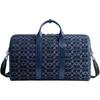 Coach Gotham 45 Classic Logo Print Fabric Shoulder Crossbody Travel Bag Men Bags Dark-Blue CAS28-DEB