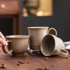 Retro Kiln-Changed Ceramic Coffee Cup Afternoon Tea American Latte Latte Flower Cup High Value Mug