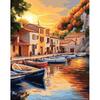 Diy Painting By Numbers For Adults Starter Kits Landscape Sunset City Acrylic Paint On Canvas Picture By Numbers Arts