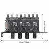 12V PC Cooling Fan Controller 4 Knob Control PWM Fan Hub Fan Speed Controller  PC System Cooling
