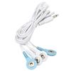 4 In 1 Electrotherapy Electrode   Electric Shock Wires Cable for Tens Massager