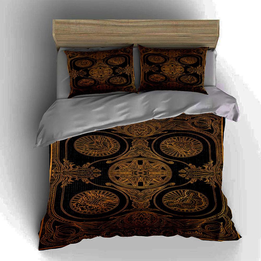 Ornate, circular, intricate. Bedding Duvet cover sets Duvet covers Pillowcases gifts (1 * Duvet Cover 2 * Pillowcases, without duvet insert)