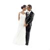Rustic Cake Topper Bride and Groom Figurines Simulation Miniature Scene People for Engagement