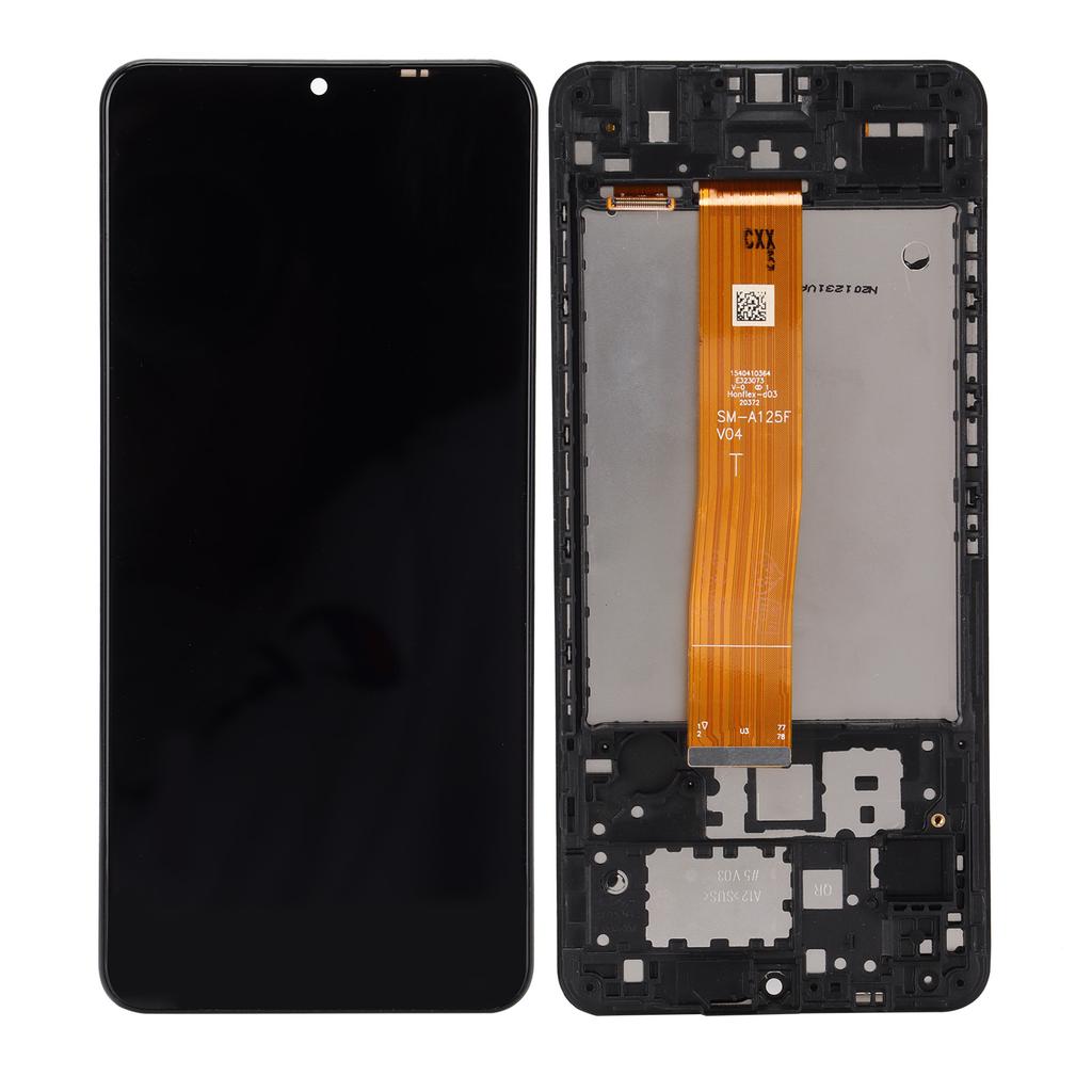 Сменный ЖК-дисплей, сенсорный дигитайзер, сборка для Samsung Galaxy A125 с рамкой