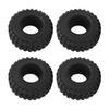 4 шт. резиновые шины для радиоуправляемых моделей 2,2 дюйма амортизирующие универсальные колеса для радиоуправляемых краулеров для автомобилей Traxxas