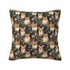Luxury Cute Pet Dog Corgis Cushion Covers xcm Polyester Pillow Case for Sofa Car Square Pillowcase Bedroom Decoration