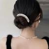 Versatile Korean Pearl Rhinestone Updo Hair Comb Accessory