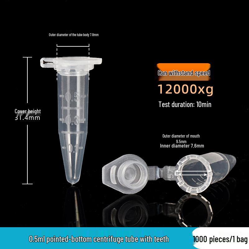 Laboratory Plastic Tubes: PCR, Centrifuge & Seed Bottles in 0.2/1.5/5/10/15/30/50ml