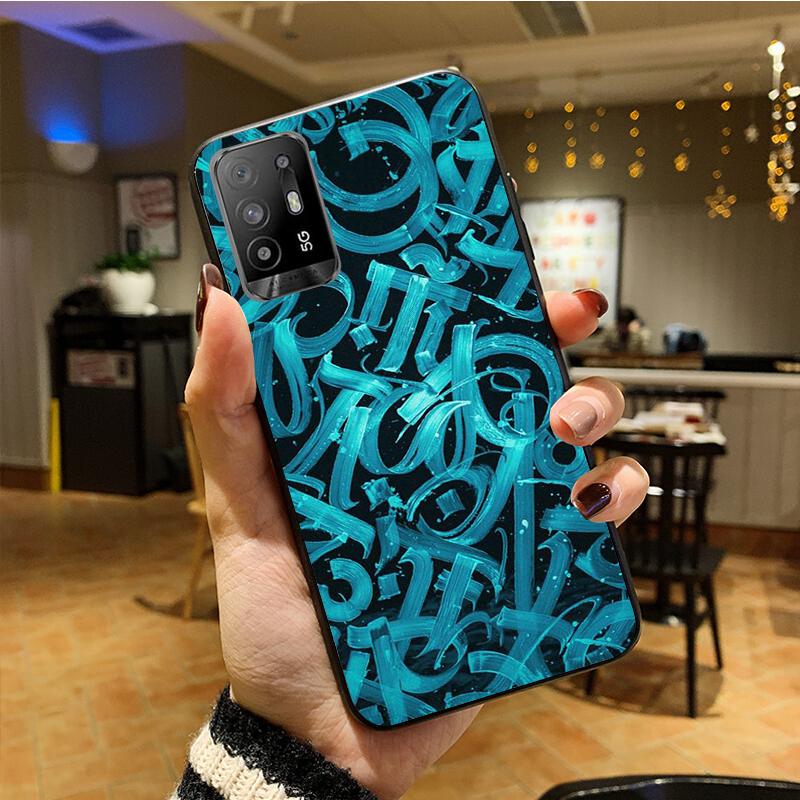 Чехол для телефона Pokras Lampas Graffiti Art для OPPO A54 A74 A94 A53S A9 A5 A15 A16 A91 A96 A76 Reno8 8Pro Reno2 Z