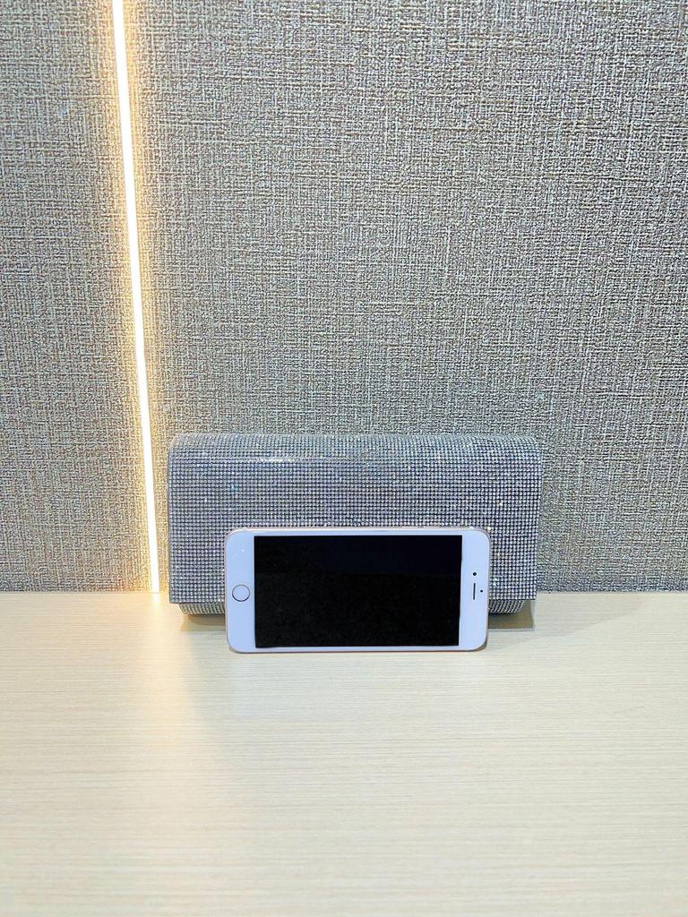 European & American Trend Rhinestone Party Clutch: Black Minimalist Women's Evening Bag