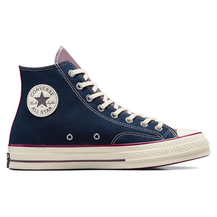 Converse Chuck 70 Plus Удобные высокие парусиновые кеды с круглым носком Унисекс Синие A07980C