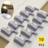 LED Hinge Lights for Kitchen Cabinets, Hydraulic Furniture Door Hinges with Damping, Wardrobe Cupboard Lighting