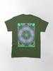 Pentangle Pastel Shades Multicolored Kaleidoscope Pentangle Pattern 6 Classic T-Shirt