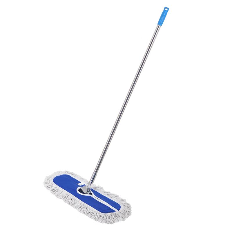 Aix DM-110 60cm Flat Dust Mop Set with Stainless Steel Handle