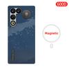 Для Red Magic 11 Air/11 Pro/11 Pro+ карбоновый чехол 600D кевларовая арамидная волокнистая ткань ультратонкий жесткий чехол магнитный черныйТонкийлегкийкрасный