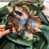 Women Scarf Silk Scarves Spring And Summer Fashion Printing Shawl Temperament Long Wrap Thin For Travel Warm Neck Sun Protection