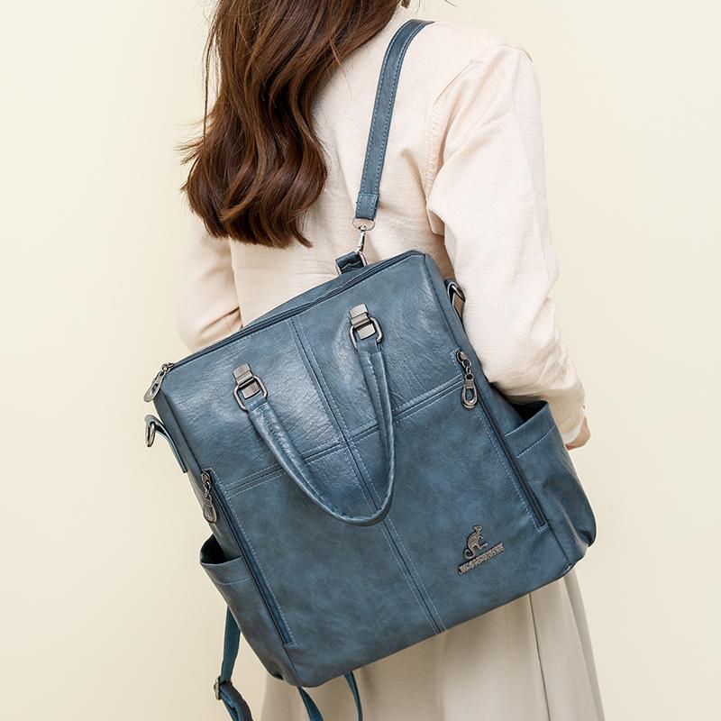 Женская многофункциональная сумка-рюкзак большой вместимости