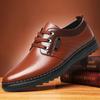 Business Leather Shoes Men Padded Non-slip Casual Soft Bottom Korean Version of The Shoes Men